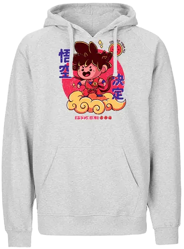 Kid Goku - dragon, ball, goku, anime, manga - Fairtrade Hoodie