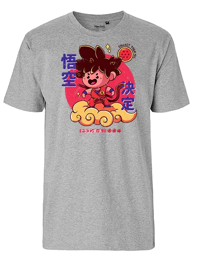 Kid Goku - dragon, ball, goku, anime, manga - Fairtrade T-Shirt