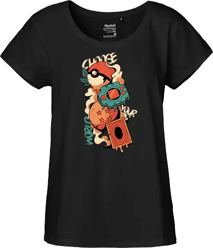 Choose Your World - adventure, abenteuer, anime - Fairtrade Girl Shirt