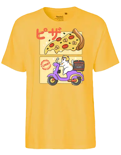 The Best Pizza - cat, katze, pizza - Fairtrade T-Shirt