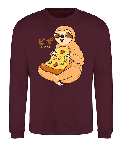 Sloth Pizza - pizza, sloth, faultier - Sweatshirt