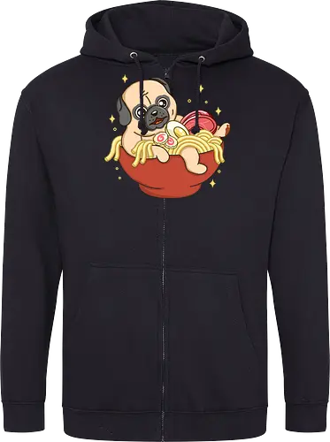 Little Pug and Ramen