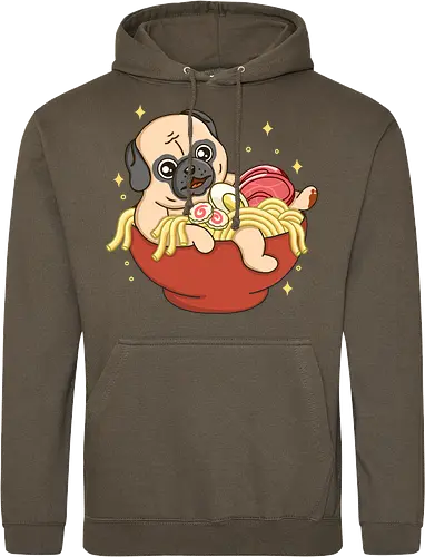 Little Pug and Ramen
