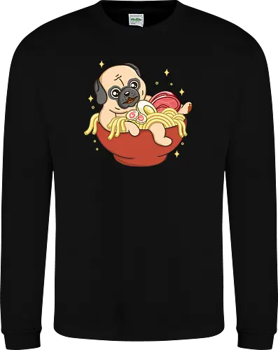 Little Pug and Ramen