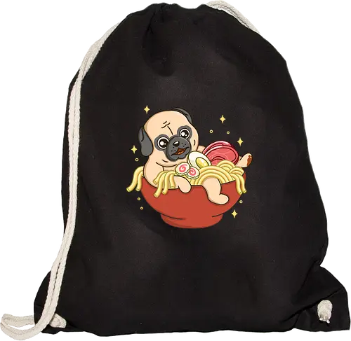 Little Pug and Ramen