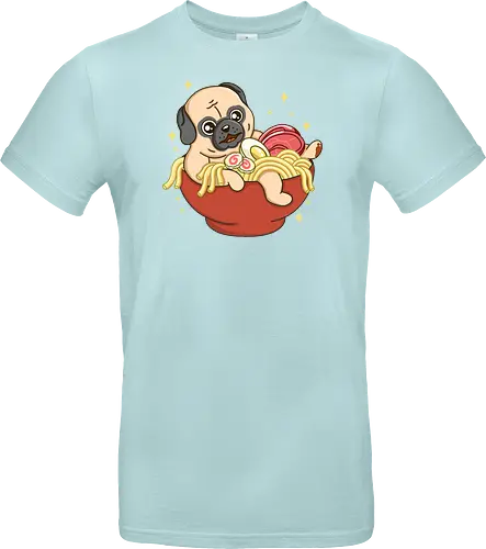 Little Pug and Ramen