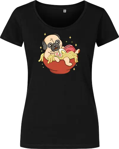 Little Pug and Ramen