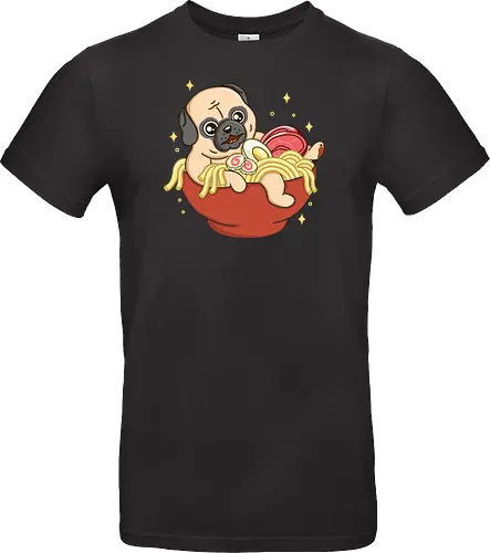 Little Pug and Ramen