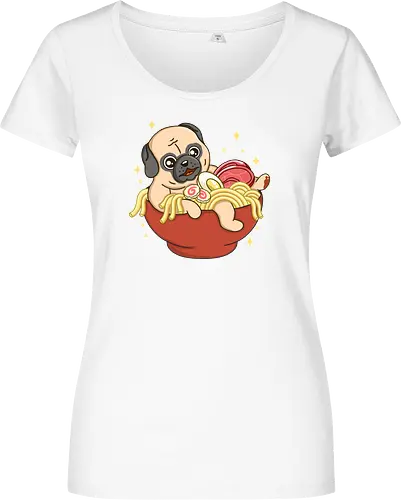 Little Pug and Ramen