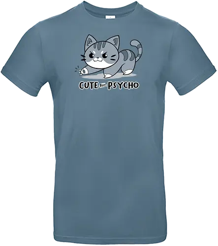 Cute But Psycho - cat, cute, Crazy - Standard T-Shirt