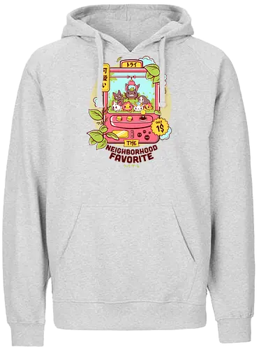 The Neighborhood Favorite - gacha, neighbor, anime, animal - Fairtrade Hoodie