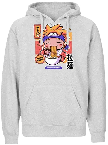 Ninjas Favorite Food - ninja, shinobi, anime, manga, ramen, Ichiraku - Fairtrade Hoodie