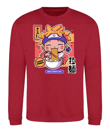 Ninjas Favorite Food - ninja, shinobi, anime, manga, ramen, Ichiraku - Sweatshirt