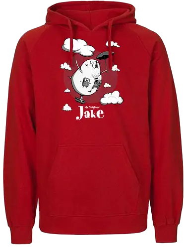 My Neighbor Jake - jake, adventure, time, nachbar - Fairtrade Hoodie