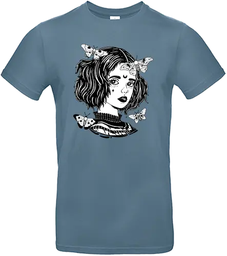 Gothic Girl - goth, girl, dark, illustration - Standard T-Shirt