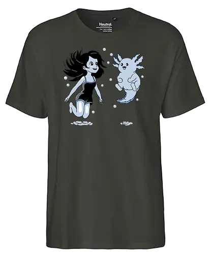 I Axolove You - Axolotl, cute - Fairtrade T-Shirt