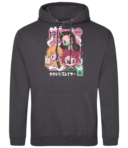 Cute Slayer - demon, slayer, kawaii, anime, manga - Standard Hoodie