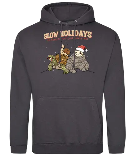 Slow Holidays - chill, weihnachten, christmas - Standard Hoodie