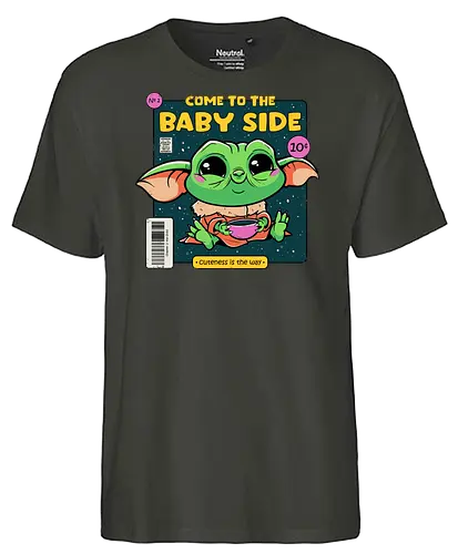 Cuteness is the Way - Alien, star, wars, comic, cute - Fairtrade T-Shirt