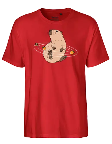 Capy Solar System - Capybara, solar system, yuzu - Fairtrade T-Shirt