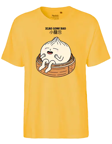 Happy Xiao Long Bao - dumpling, happy, food - Fairtrade T-Shirt