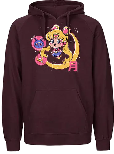 Cute Sailor - anime, manga, Magical Girl, sailor, moon - Fairtrade Hoodie