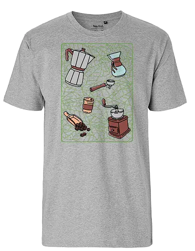 Coffee Time - coffee, kaffee, barista - Fairtrade T-Shirt