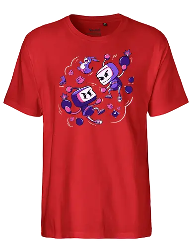 Explosive Battle - bomb, gaming, bombe - Fairtrade T-Shirt