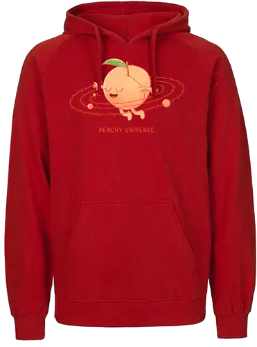 Peachy Universe - pfirsich, universum, galaxy, peach - Fairtrade Hoodie