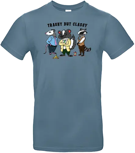 Trashy but Classy - opossum, raccoon - Standard T-Shirt