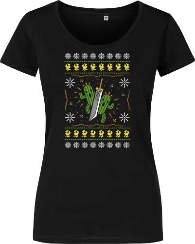 Fantasy Cactus Ugly Christmas Sweater