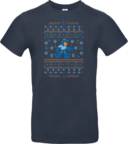 Blue Bomber Christmas Ugly Sweater