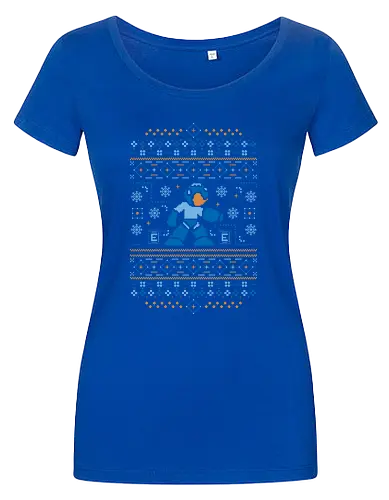 Blue Bomber Christmas Ugly Sweater