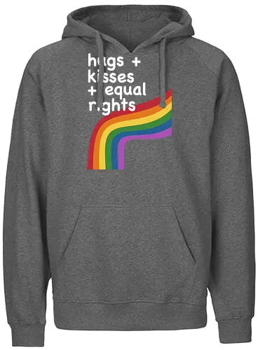 equal rights - queer, rainbow, regenbogen, lgtbq - Fairtrade Hoodie