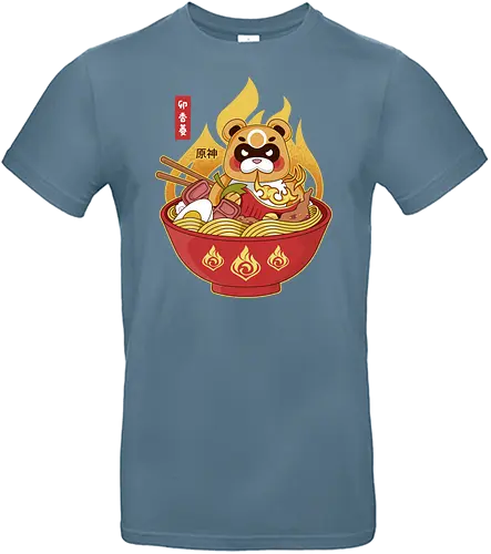 Pyro Bear God Spicy Ramen - ramen, spicy, impact, pyro, br - Standard T-Shirt