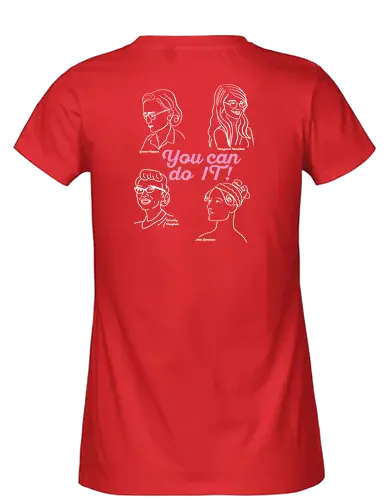 youcandoIT_girls - it, empowerment - Fairtrade Girl Shirt