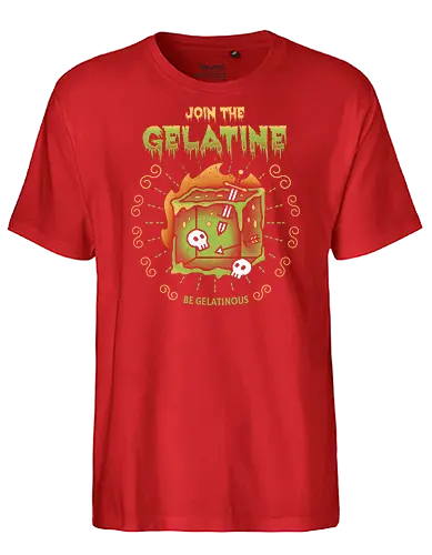 Join The Gelatine - pen and paper, dungeon, dragon, gelatine, rpg - Fairtrade T-Shirt
