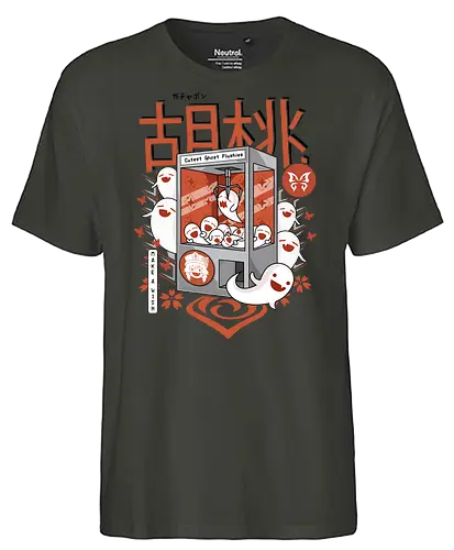 Ghost Plush Machine - impact, plush, geist, ghost - Fairtrade T-Shirt