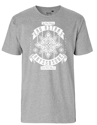 Ad Astra Abyssosque - impact, ad astra, to the stars, gaming - Fairtrade T-Shirt