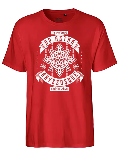 Ad Astra Abyssosque - impact, ad astra, to the stars, gaming - Fairtrade T-Shirt