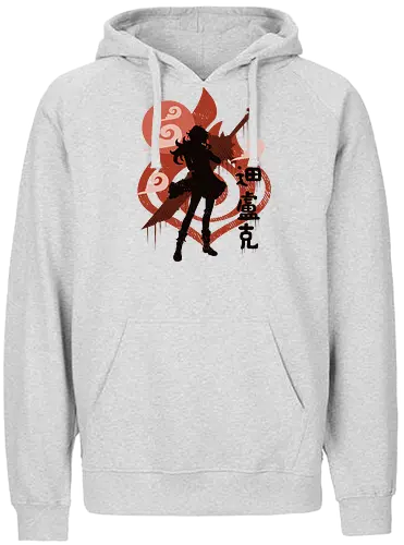 Pyro Master - Genshin, fire, feuer, gaming - Fairtrade Hoodie