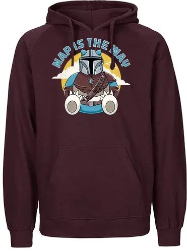 Nap Is The Way - nap, pocket, monster, space opera, bounty hunter - Fairtrade Hoodie