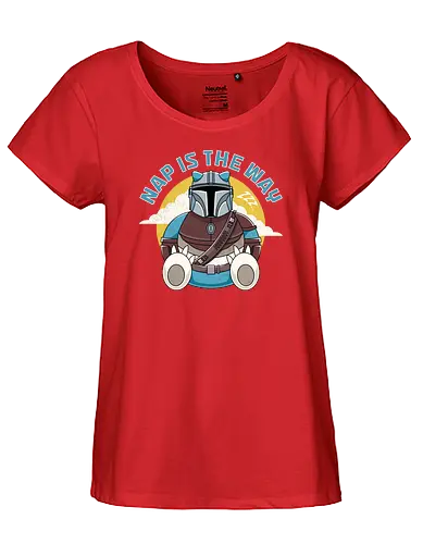 Nap Is The Way - nap, pocket, monster, space opera, bounty hunter - Fairtrade Girl Shirt