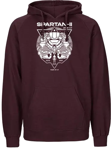 117 Emblem - master, chief, gaming - Fairtrade Hoodie