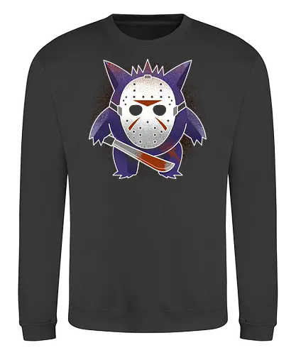 Burial Ground City Slasher - pocket, monster, slasher, horror, ghost - Sweatshirt