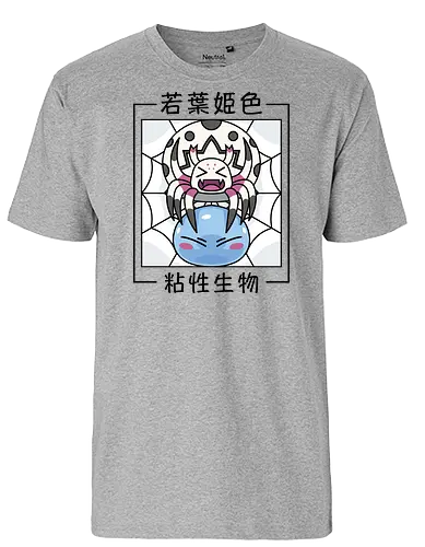 Rimuru and Kumoko - Slime, spider, Isekai, anime, manga - Fairtrade T-Shirt