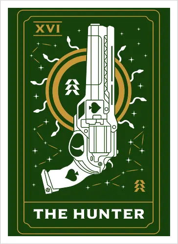 The Hunter Tarot Card