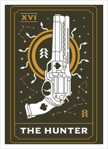 The Hunter Tarot Card