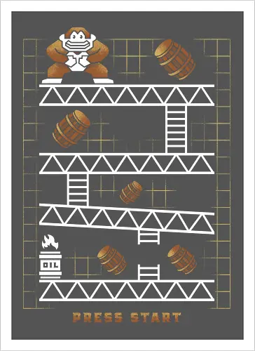 Gorilla and Barrels