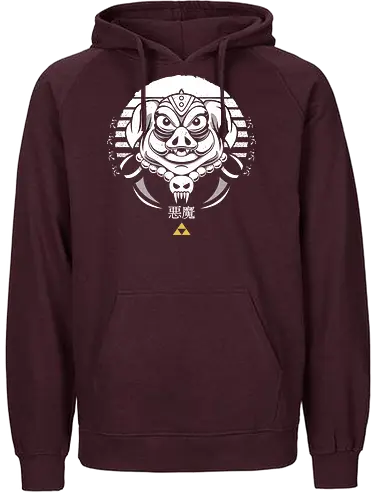 Pig Demon Boss - monster, boss, Hero of Time - Fairtrade Hoodie